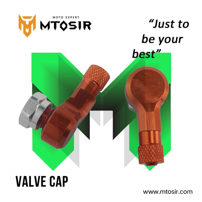 Mtosir High Quality Professional Motorcycle Spare Parts Accessories Valve Cap CNC Machining Custom Wheel Tire Valve Cap Valve Stem Cap Universal 90 Degree