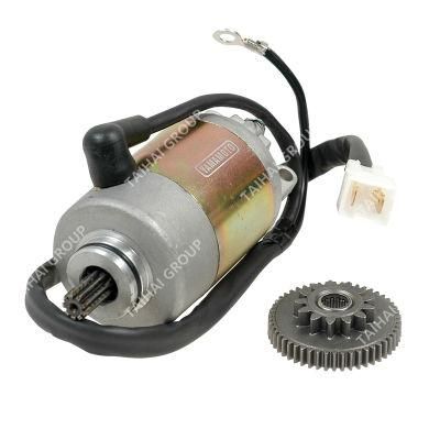 Yamamoto Motorcycle Spare Parts 100% Copper Starter Motor with Wire and Gear for YAMAHA Zy125 K140