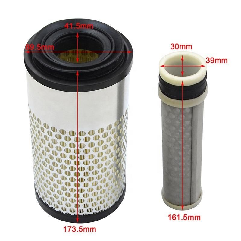 Wholesale Motorcycle Parts Air Filter for Kubota Compact Tractor B1410 B1610 B1700 B2100 B2400 Front Mower F2260 F2560 F2880 Industrial / Construction B21 B26