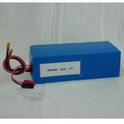 Customized 37V 10ah Power Lithium Battery LiFePO4 for E-Bike