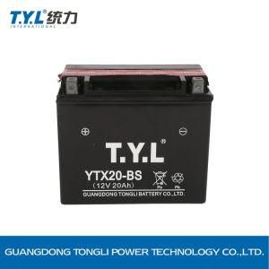 Ytx20-BS Dry Charged Mf Battery/Motorcycle Parts/Motorcycle Battery 12V20ah Factory Price