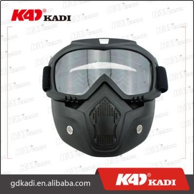 Helmet Riding Goggles with Removable Open Face Mask