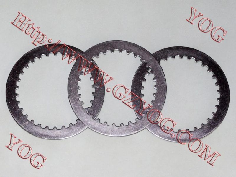 Yog Motorcycle Parts Motorcycle Clutch Metal Plate/Iron Clutch Fiber/Discos De Friccion for Different Models