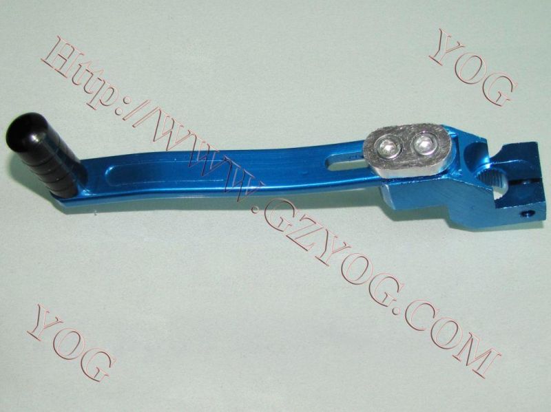 Yog Motorcycle Parts Motorcycle Shift Pedal for Cg125 Alluminum Material Golden Color