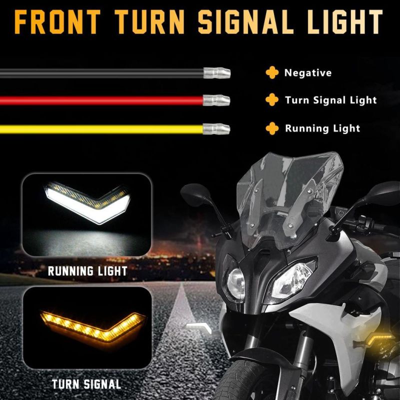 LED Turn Signal Water Turn Signal Electric Motorcycle Modified Indicator Super Bright and Waterproof Light