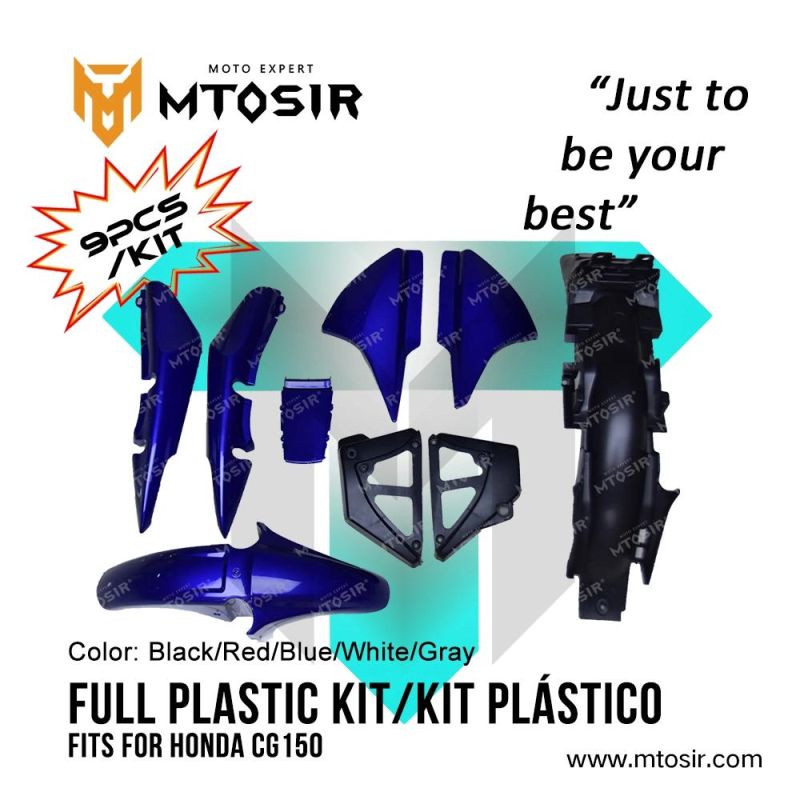 Mtosir Motorcycle Full Plastic Kit/Kit Plastico Chassis Plastic Parts Fits for Honda Wave110 New High Quality Professional 18PCS/Kit