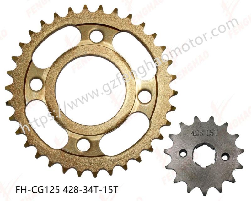 Good Quality Motorcycle Spare Parts Sprocket Kit Honda Cg125