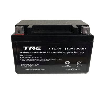 12V 7ah Sealed Mf VRLA AGM/Gel Motorcycle Starter Battery