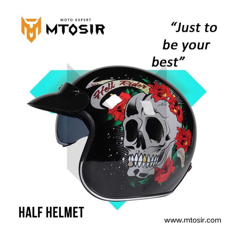 Mtosir Half Face Helmet High Quality Universal Motorcycle Dirt Bike Bicycle Scooter Safety Sunshade Half Helmet Full Helmet