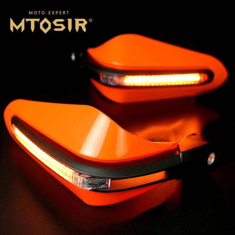 Mtosir High Quality Handguard Cheap Price Colourful Protector with Light Universal Motorcycle Spare Parts Body Parts Motorcycle Accessories Handguard