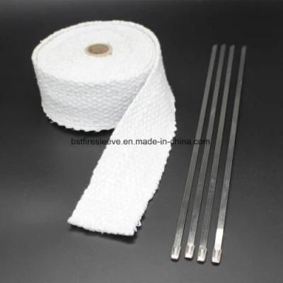 Heat Management Solutions Marine Exhaust Insulation Muffler Turbo Hose Exhaust Pipe Ceramic Fiber High Heat Insulation Tape