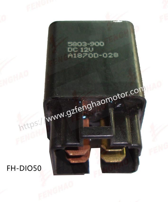 High Quality Motorcycle Spare Parts Relay for Honda Dio50/Biz125/Cg150/Wh125/Dy100/Wh100/Kv7