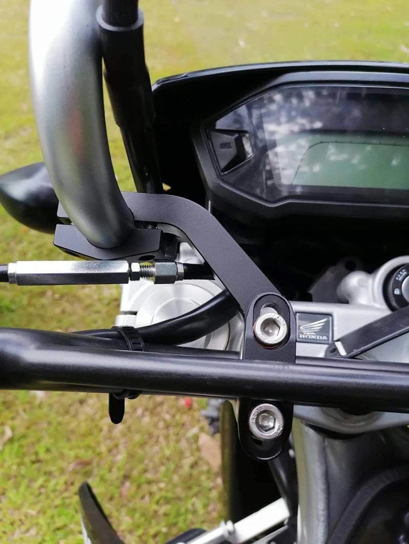 Dirt Bike Motorcycles General Modification Accessories Aluminum Alloy Mobile Phone Bracket Adventure Wind Shield