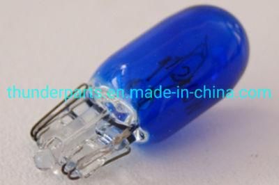 Motorcycle Bulb/Bombilla Lampara Foco Tablero O Cuna T10 12V 5W Luna Azul