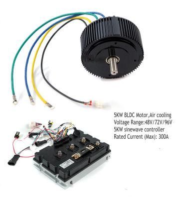 72V 5kw BLDC Motor for Electric Motorcycle