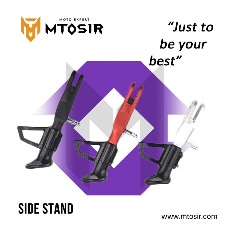 Mtosir Motorcycle Aluminium Side Stand Different Colors Available High Quality Professional Main Stand Spare Parts Chassis Frame Side Stand