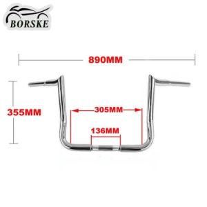 1-1/4&quot; Motorcycle Carbon Steel 14&quot; Hangers Handlebar for Harley