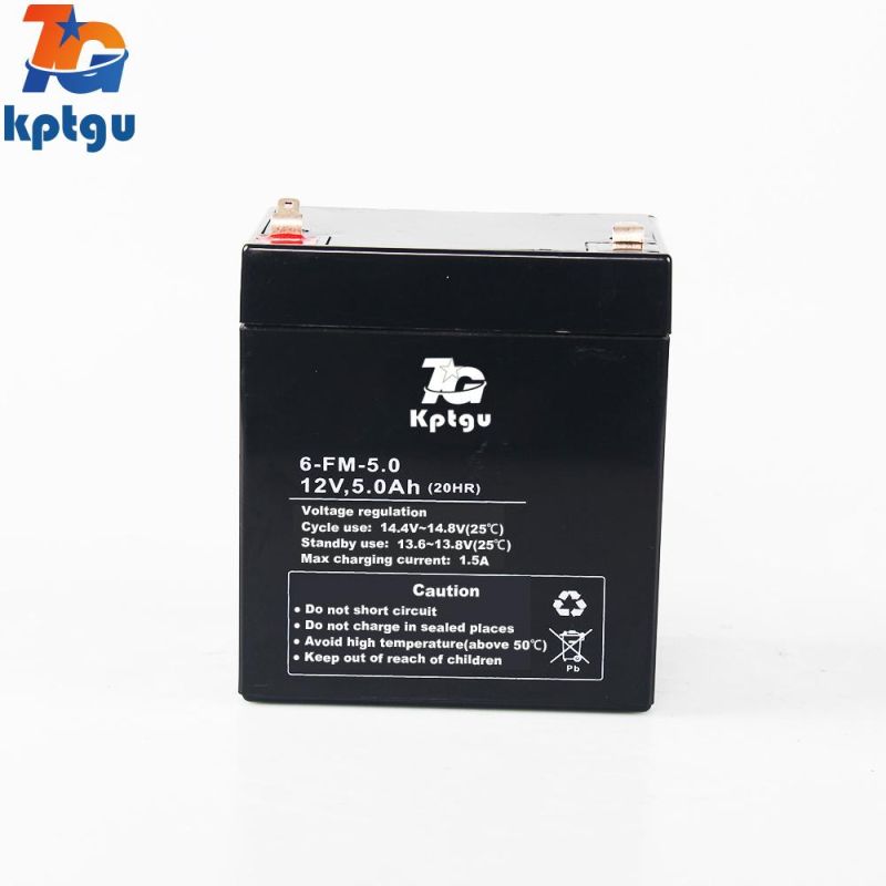 12V5ah Lower Self Discharge AGM Scooter Battery Rechargeable Lead Acid Motorcycle Battery