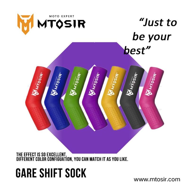 Mtosir Universal Motorcycle Men Gear Shift Sock Rider Shoes Colourful Protector