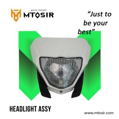 Mtosir Motorcycle Headlight Assy Dirt Bike Gy200, Mototel Skua 200/250 High Quality Chassis Plastic Parts Professional Headlight Assy