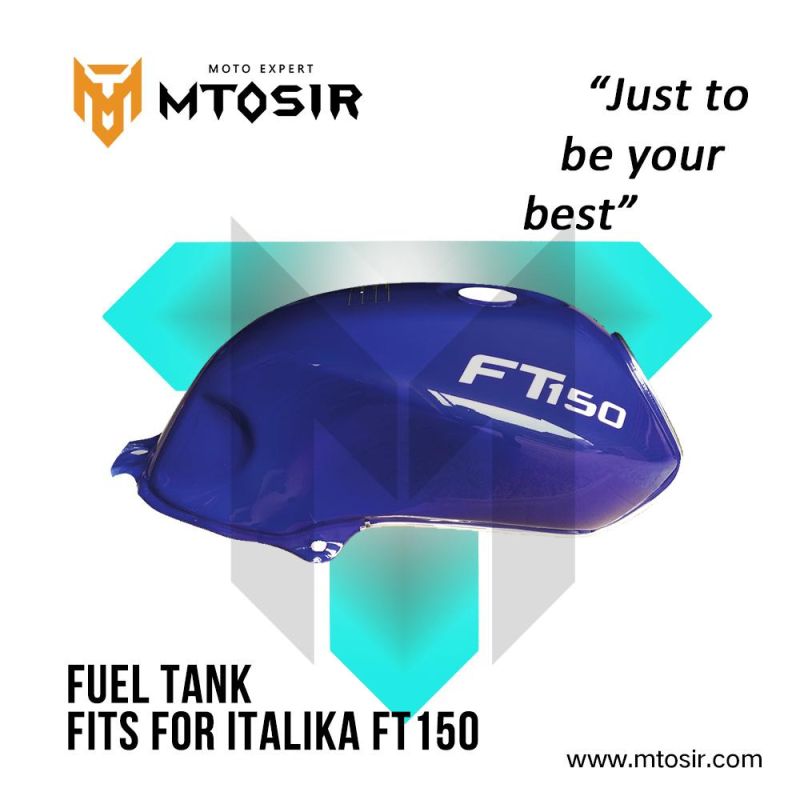 Mtosir Fuel Tank for Italika FT150 Cr1 FT125 High Quality Gas Fuel Tank Oil Tank Container Motorcycle Spare Parts Chassis Frame Parts