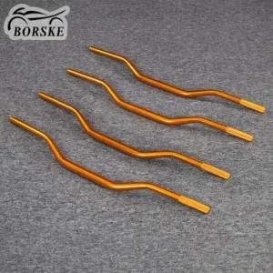 Borske Customized Motorcycle Handlebar PRO Taper 7/8&lsquo; &rsquor; 22mm Dirt Bike Aluminum Alloy Steering