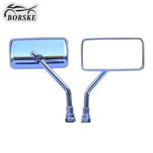 Motorcycle Retro Rectangular Rearview Mirrors for Harley Softail Sportster