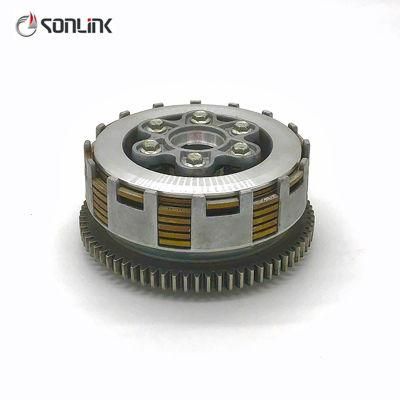 Motorcycle Clutch Housing Motorcycle Clutch Assembly for Gn125/150 Hondas