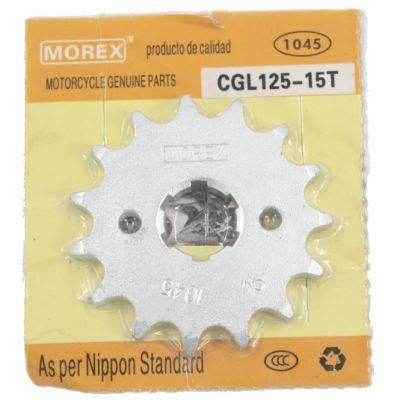 Motorcycle Spare Parts Accessories Original Morex Genuine Sprocket Chain Kit for Honda Cgl-125