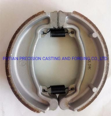 High Quality, High Wear Resistance, No Nosise Motorcycle Brake Shoes Parts, Asbestos or Asbestos Free -----Gbt125