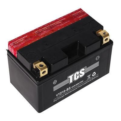 12 V 10 ah YTZ10-BS Motorcycle Maintenance Free With Acid Bottle Battery Motorcycle Battery Pack