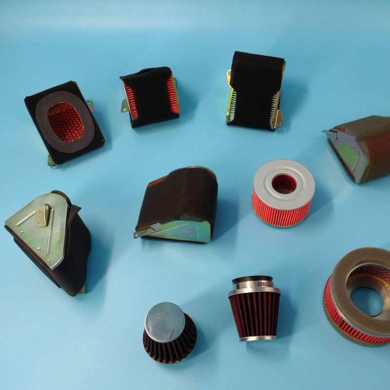 Motorcycle Spare Parts Accessories Filter Air Cleaner Oil Gasoline 102502 Honda Suzuki YAMAHA Bajaj Kymco