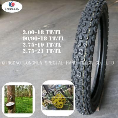 19 Inch OEM New 6pr/8pr Nylon Belt Bias Tire Natural Rubber Mixed Pattern (2.75-21) with ISO E-MARK DOT