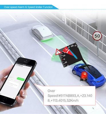 Online Vehicle GPS Tracking Stop Car Over-Speed Alarm Sos Alarm Microphone Speaker GPS Tracker (GT08S-DI)