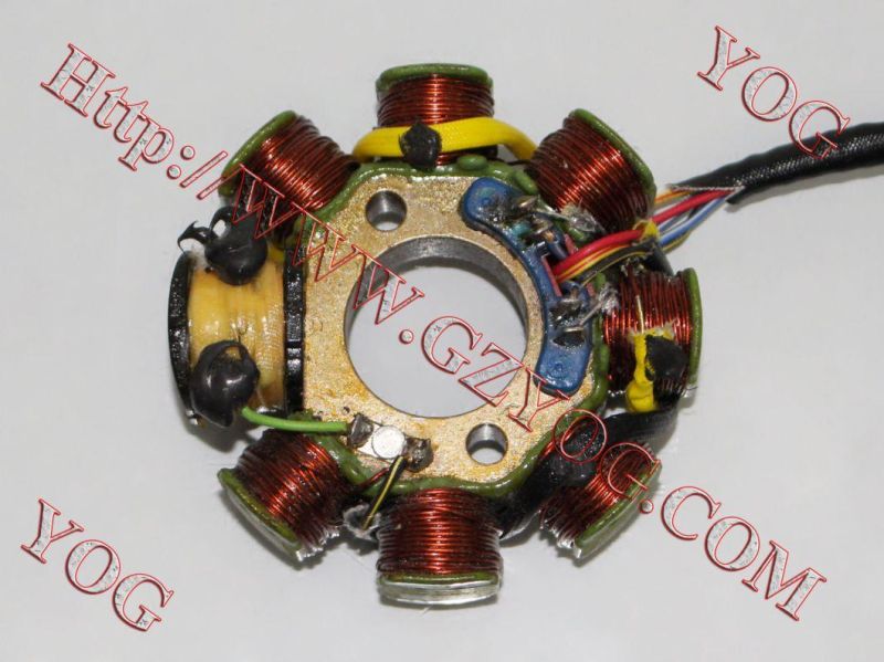 Yog Motorcycle Spare Parts Engine Coil Stator for Gn125, Ybr125, Cg125