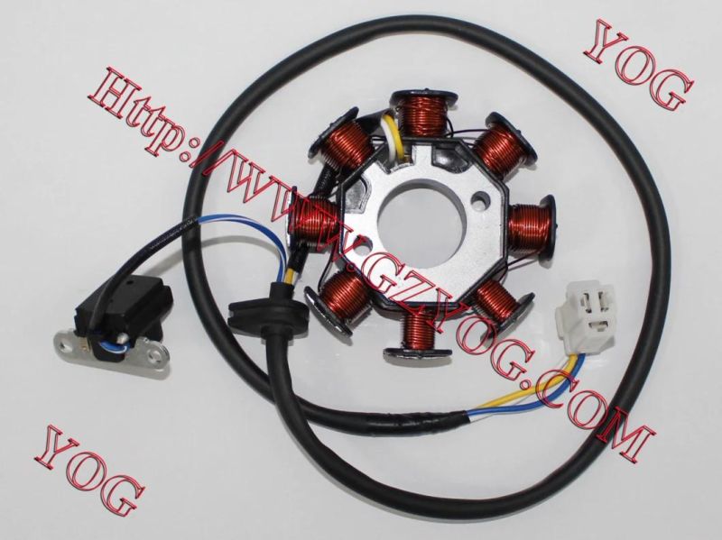 Yog Motorcycle Engine Parts Estaror Magnet Coil Stator Tvs Victor Glx125 Tvs125