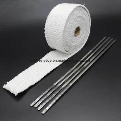 High Temperature Fierproof Protection Exhaust Lagging Heat Shield Products Header Heat Resisatnt Ceramic Exhaust Insulating Wrap