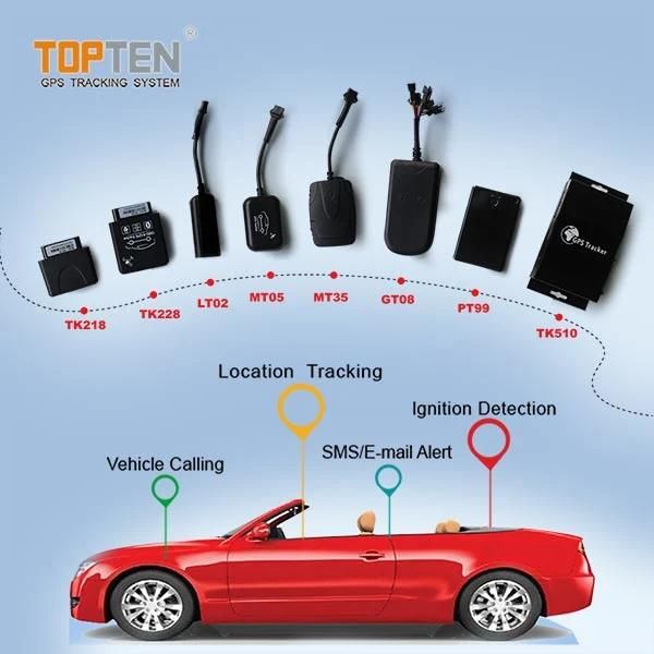 Vehicle GPS Tracker with Sos/Engine Cut off/ Temperature Detect/Speed Alarm Free APP Tracking (GT08S-DI)