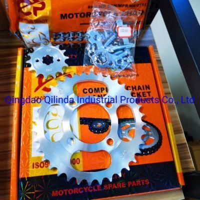 CD110 428h-36t-14t-112L Steel 45# Thickness 7mm Chain Gear Kit Set Motorcycles Parts Sprocket