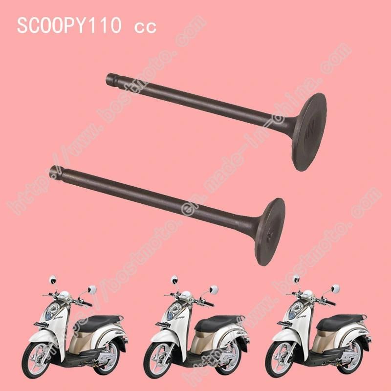 Motorcycle Engine Parts Valve for Honda Scoopy 110 Cc Motorbikes