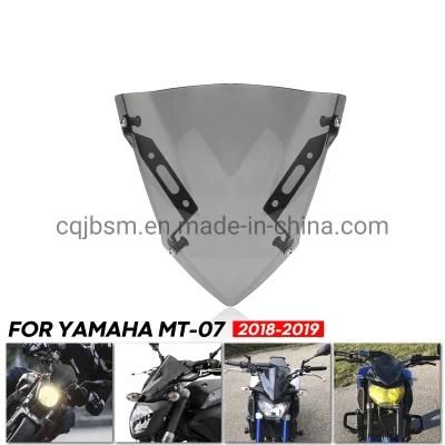 Cqjb Motorcycle YAMAHA Mt-07 Fz-07 18-20 Mt-09 Fz-09 14-18 Front ABS Windshield