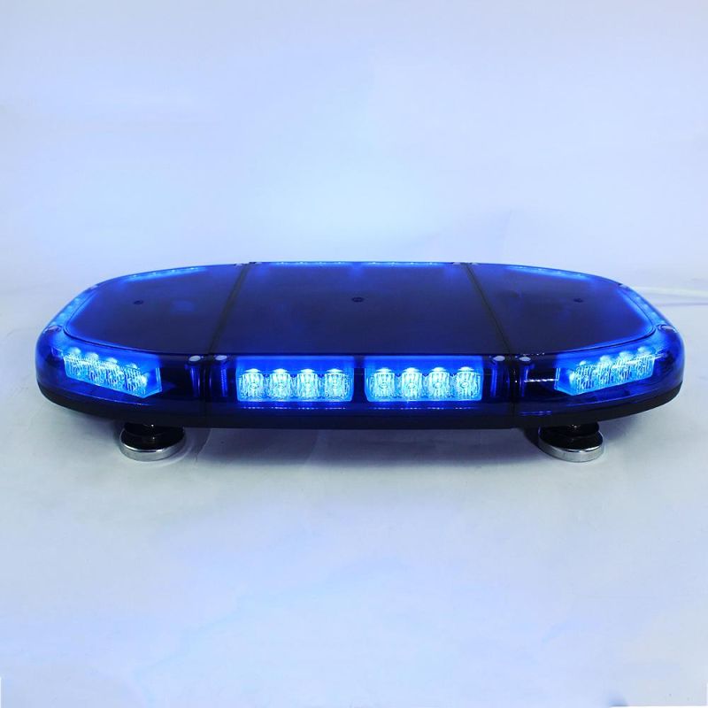 Haibang Blue LED Beacon Mini Light Bar with Speaker Siren