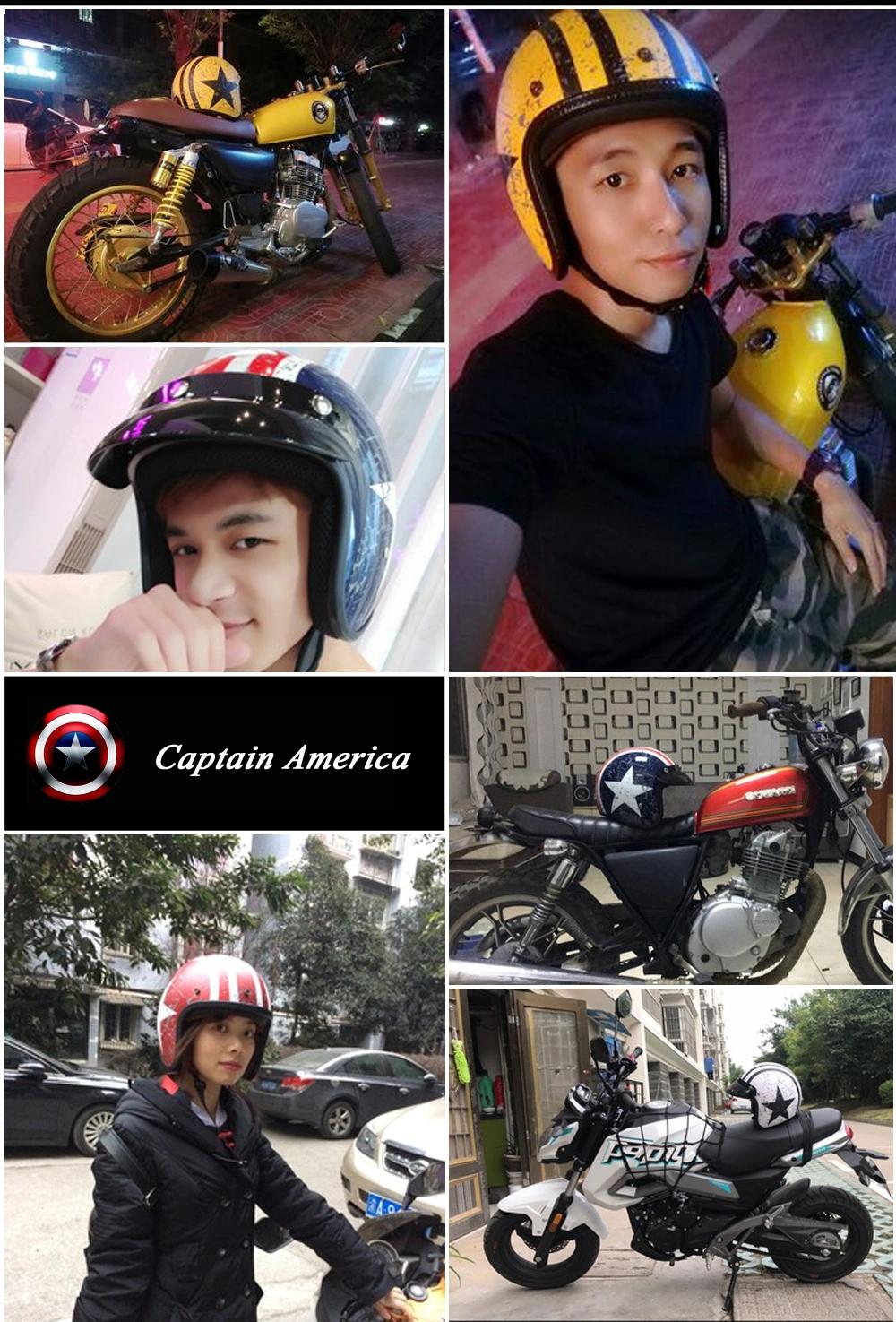 Motorcycle Helmet Jet Capacetes De Motociclista Vespa Cascos PARA Moto Cafe Racer Open Face