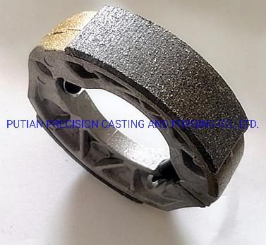 High Quality, High Wear Resistance, No Nosise Motorcycle Brake Shoes Parts, Asbestos or Asbestos Free Qiaoge