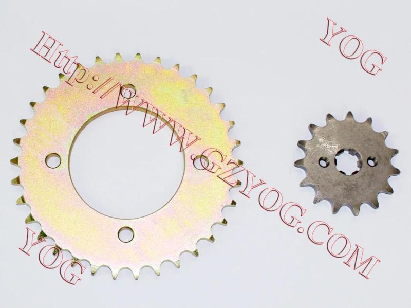 ′motorcycle Parts Transmission Kit Sprocket Kit for Hj125 Fz16 Dy100