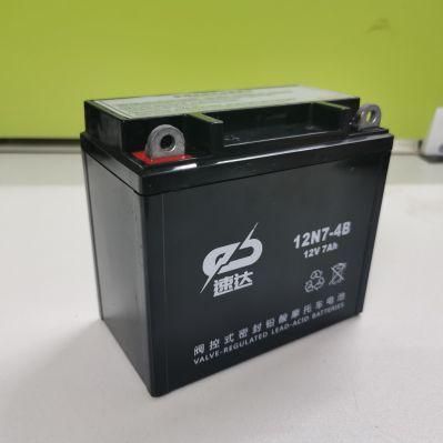 12n7-4b 12V7ah Motorcycle Battery Rechargeable Battery VRLA Battery Lead Acid Battery