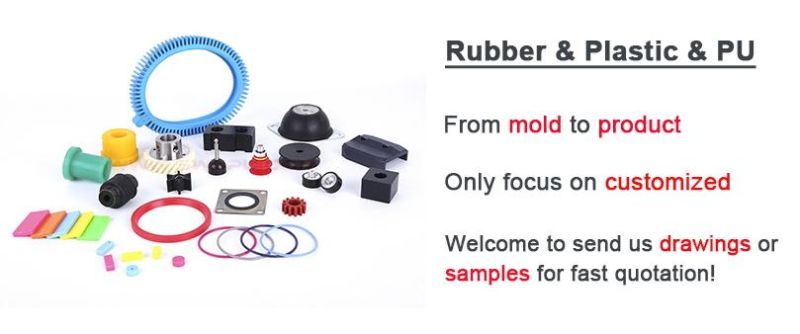 Costom Rubber Injection Molding Parts Rubber Bumpers with Threaded Stud Vibration Mount