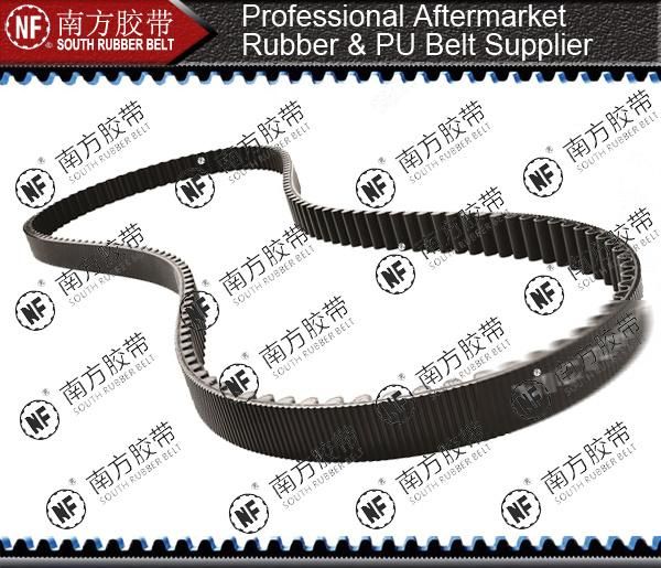 Motorcycle Timing Poly Power Scooter Wrapped Banded Auto Transmission Synchronous Tooth Drive Ribbed Automotive Parts Tangential V Belt