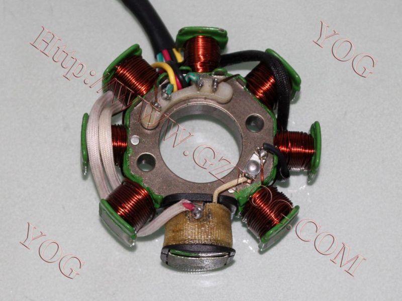 Yog Motorcycle Spare Parts Engine Coil Stator for Gn125, Ybr125, Cg125