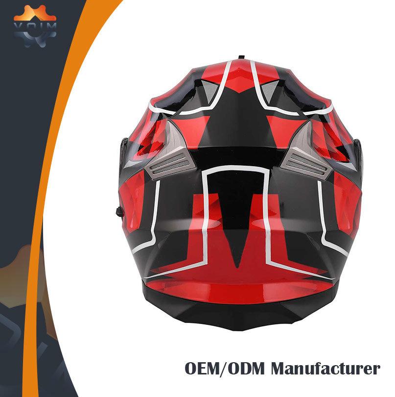 New Technical Design Double Visor Full Face Helmets DOT Motorbike Full Face Helmet